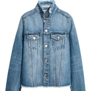 NEW H&M Jacket in washed denim 4